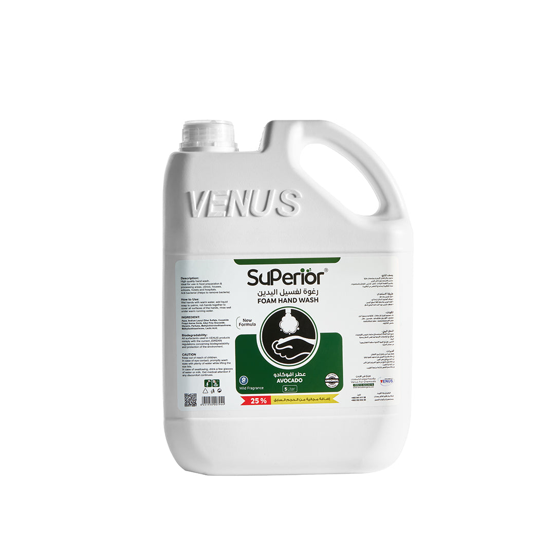 سوبريور رغوة غسول الأيدي 5 لتر - 7 روائح مختلفة