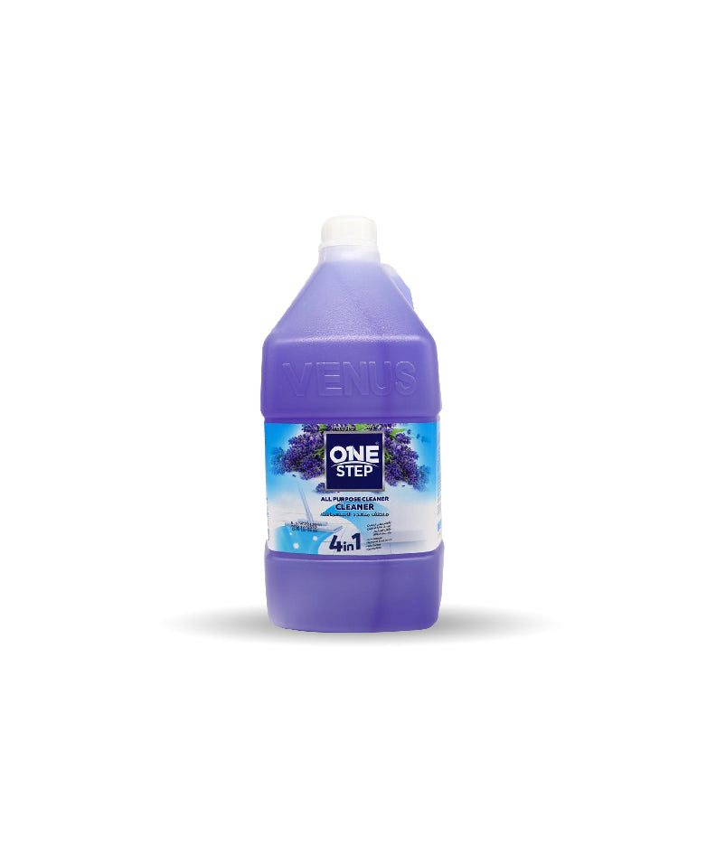 One Step All-Purpose Cleaner 4*1 - Lavender Fragrance, 4 Liters